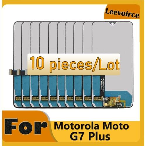 Wholesale 10 Pieces Original For Motorola Moto G7 Moto G7 Plus XT1962 LCD Display Screen Assembly For Moto G7Plus G7 LCD