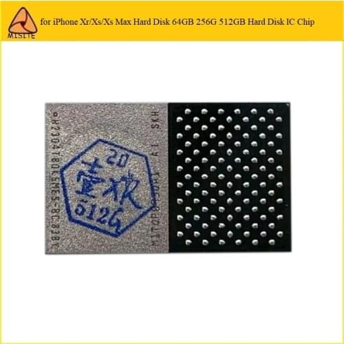1Pc Original Phone Hard Disk for iPhone XS/XR/XS MAX 64GB 256G 512GB HDD Hard disk NAND Flash memory IC Chip Upgrade
