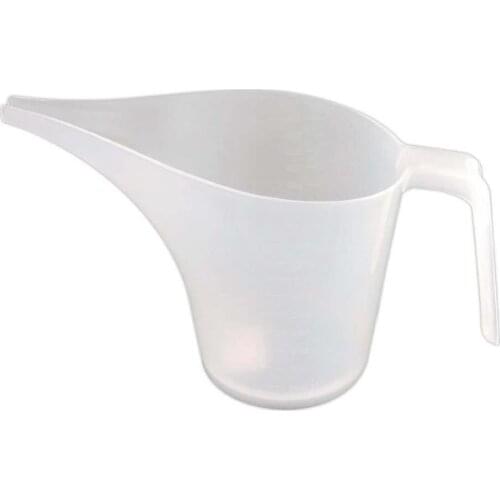 1000ml Plastic Cooking Baking Cake Sharp Spout Funnel Measuring Cup with Scale