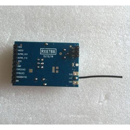 Rx6788 2.4g -93dbm 8ch Receiver Wireless Audio Video Receiving Module For Photography Av Transmission Fpv Rc Acc