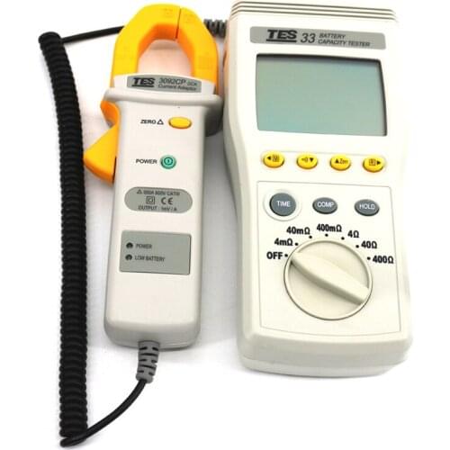 TES-33A Battery Capacity Tester Storage Systems DCA/DCV/Capacity/Resistance/Temperature Test