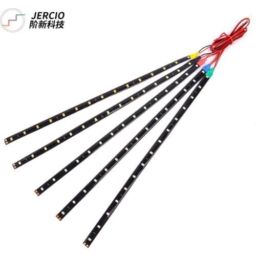 1pcs 30cm 12V car led strip 15LED Waterproof Car led Flexible Strip Daytime Running Lights For Car Auto Bike Motorcycle Truck