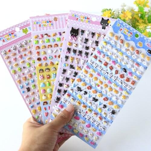 1PC Kawaii Lovely Small Animal Foam 3D Decorative Stationery Stickers Scrapbooking DIY Diary Album Stick Label