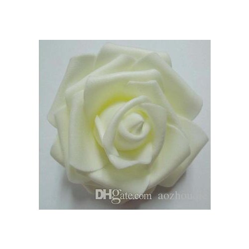 Wholesale 100pcs 7cm Handmade Artificial Foam Rose Flower Heads For Wedding Decoration Kissing Ball Free Shipping