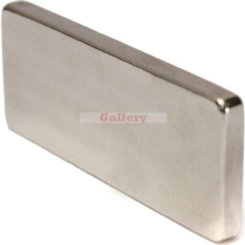 2 Pcs Lot Strong Block Cuboid Magnet 50x20x4mm Rare Earth Neodymium