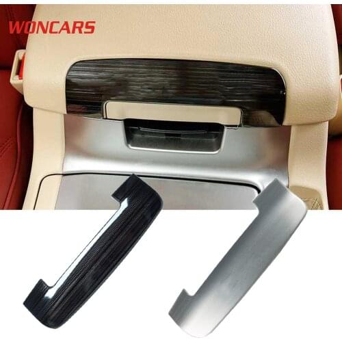 Car decoration accessories Interior Stainless Armrest Trim Protector Cover For Toyota Land Cruiser 200 2008 2010 2012 2016 2020