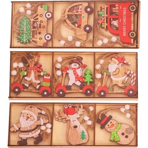 Alvparty Wooden Christmas Decorations