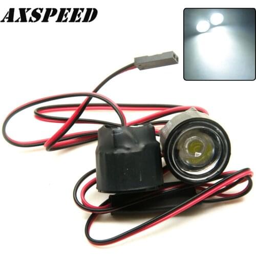 AXSPEED RC Car LED Light 1W/3W Night Navigation Searchlight High Bright Signal Headlight Flashing Lamp for 1:10 RC Mode Car Part
