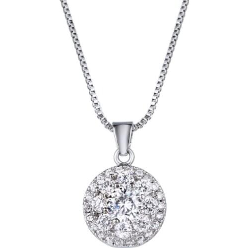 Bettyue Brand White Gold Fashion Charm Originality Luxury New Hot Necklace Cubic Zircon Necklaces Jewelry For Women Party Gift