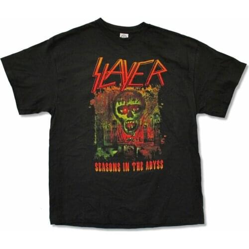 Slayer Seasons In The Abyss Black T Shirt Band Music New Thrash Metal