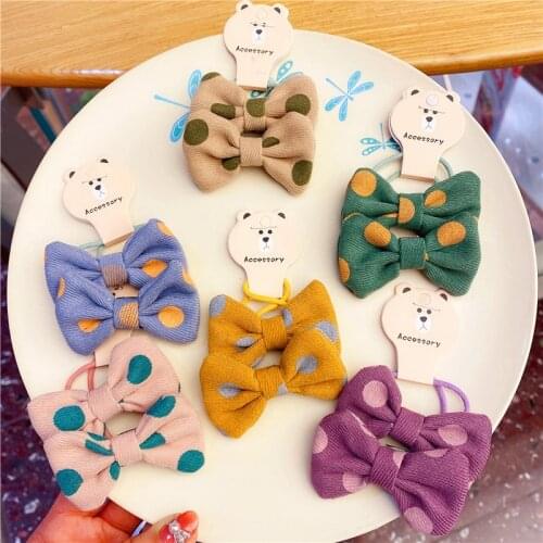 Children don't hurt their hair bands, bows, rubber bands, childrens hair bands, Korean hair accessories, headdresses