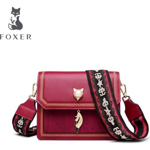 Женские сумки с вышивкой FOXER China At AliExpress