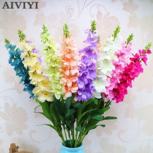 Artificial Irish Iris Orchid Flower branch spring wedding decor home table decoration flores fake Irish flowers fleurs artificie