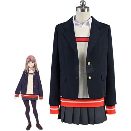 Anime SSSS.Dynazenon Cosplay Yume Minami Cosplay Costumes Japanese School Jacket Uniforms Halloween Carnival Outfits Custom Made