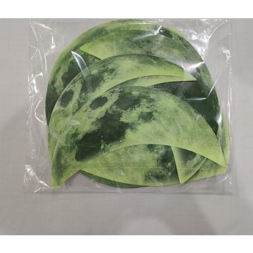 Nine Planets Cartoon 3D Wall Stickers Luminous effect PVC waterproof Planetary Fluorescent Stickers Childrens Bedroom Decor