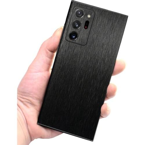 Metal Brushed Matte Film For Samsung Galaxy S20 Ultra S10E S21 Plus Full Wrap Skin Back Cover Note 10 Plus Lite 20 7 FE Sticker