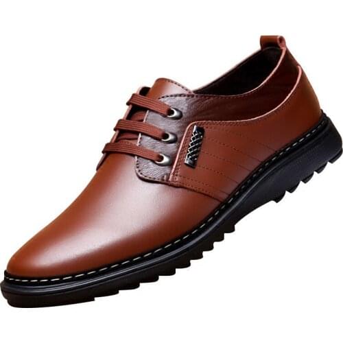 JINANDYU Mens Shoes Casual Genuine Leather Handmade Mens Shoes Zapatos Hombres Brand Lace-Up Leather Shoes men Oxfords