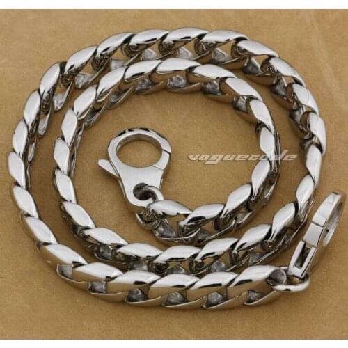 14" ~ 36" 316L Stainless Steel Mens Biker Rocker Punk Wallet Chain 5L019WC