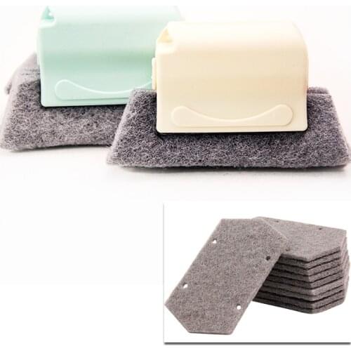2021 new hot Window Groove Cleaning Cloth Window Cleaning Brush Windows Slot Cleaner Brush Clean Window Slot Clean Tool