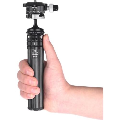 Marsace MT-02 Carbon Fiber Portable Folding with Ball Head Mini Tripod for mobile phones, mirrorless cameras and SLR cameras