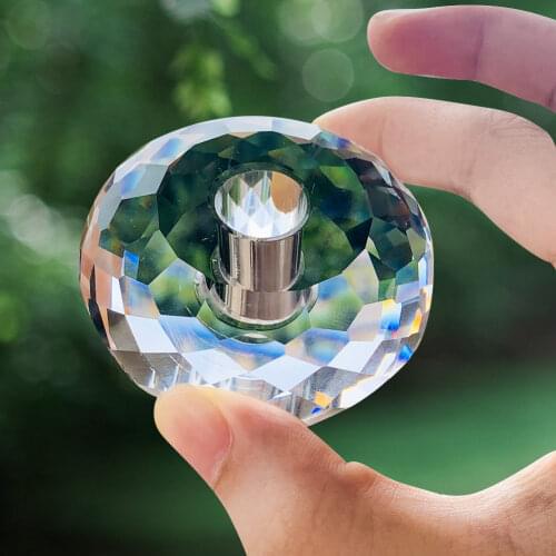 Multi-faceted Perforated Crystal Ball Honeycomb Surface Lighting Hotel Home Decoration Pillar Decoration Curtain Hanging Ball