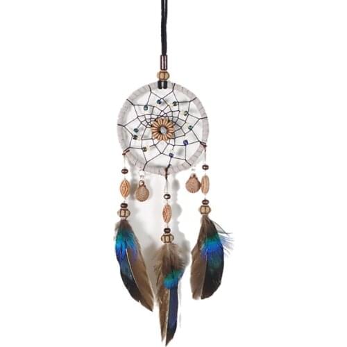 Handmade Small Dream Net Shells Wind Chimes Car Pendant Wall Hanging Ornaments Home Decor