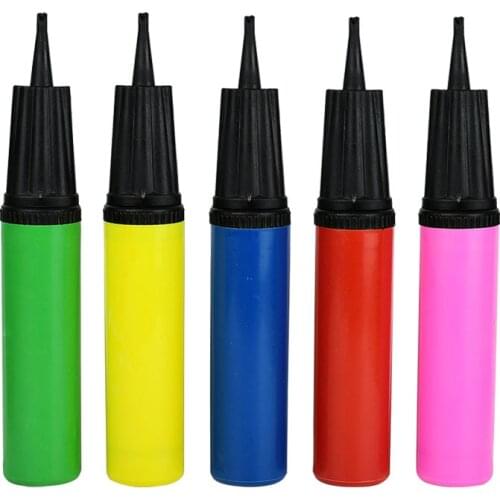 Hand-push Balloon Tube Pump Balloon Inflatable Accessories for Party Balloon Inflatable Tools Supplies Random Color