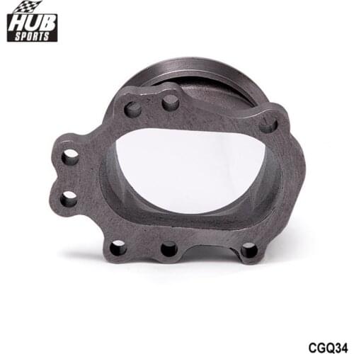Turbocharge Oulet Downpipe 8Point 3" V-band Cast Iron Flange Adapter For T25 T28 GT25 GT28 HU-CGQ34Z