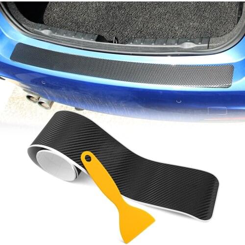 Car Rear Bumper Protection Sticker Carbon Fiber Film for bmw e90 e46 e60 f10 f30 e39 e36 f20 x5 e70 e53 e92 m3 e91 e30 e87
