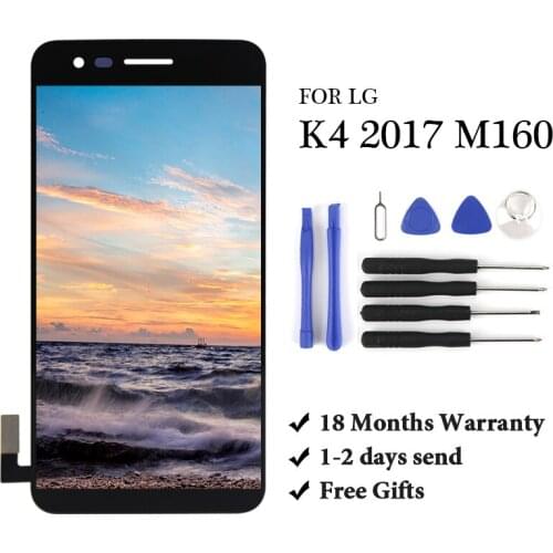 1Pcs For LG K4 2017 M160 lcd Display Touch Screen Panel Digitizer Assembly Replacement Accessory 5.0" For LG k4 LCD with OEM