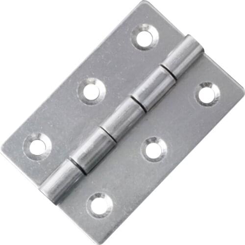 21 Pieces 304 Stainless Steel Flat Open Door Folding 75*50mm Thickness 2mm Mute Hinge