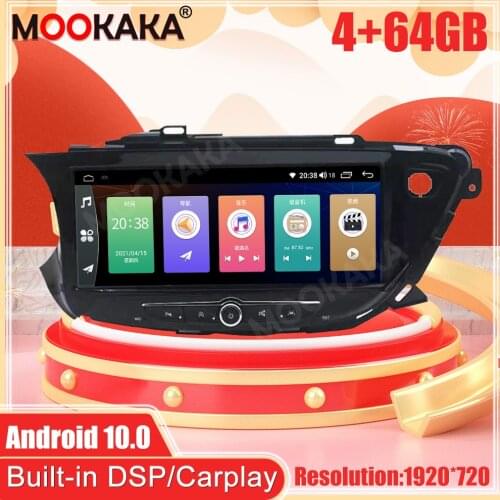 4+64GB Android 10 For Buick Encore Multimedia Car Radio GPS Navigation Stereo And LCD Digital Meter Screen