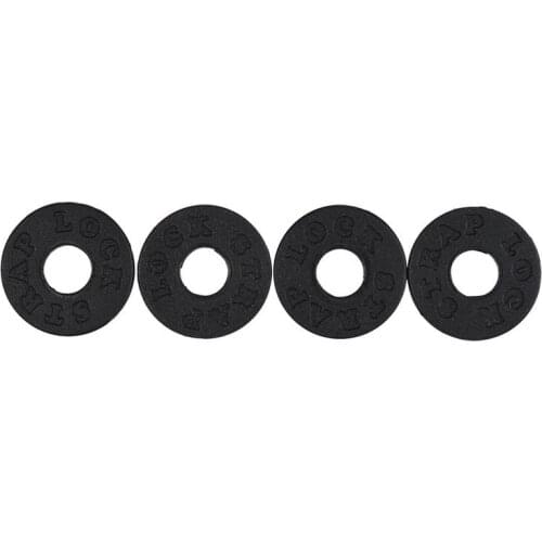 4 Color Electric Guitar Strap Locks Blocks Rubber Material Bass Guitar Strap Lock Guitar Parts Accessories