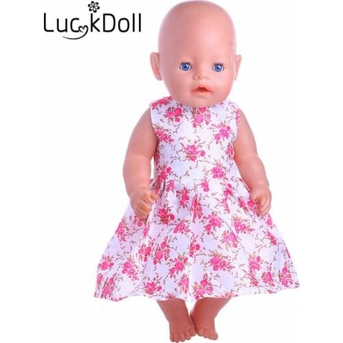 4 New arrival skirt Fit 43 cm baby doll best gift for kids free shipping(Only clothes)