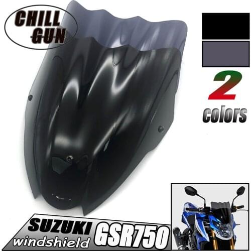 Motorcycle Accessories Sports Windshield Deflector Visor Viser WindScreen For Suzuki GSR750 2011 2012 2013 2014 2015 2016 11-16