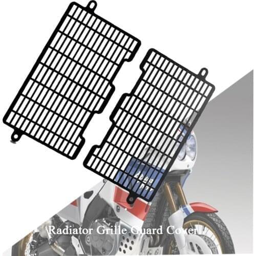 For honda XRV750 Africa Twin 1993-2002 2001 2000 XRV750 AfricaTwin Motorcycle Aluminum Radiator Grille Guard Cover Accessories