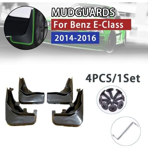 Mudflap for Mercedes Benz E Class Sport Sedan W212 2014~2016 Fender Mud Guard Splash Flap Mudguards Accessories E250 E300 E350