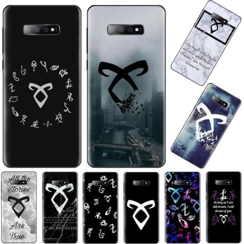 Shadowhunters Runes Phone Case For Samsung Galaxy S7 S8 S9 S10 S10e S20 s21 s30 plus lite Ultra 5g