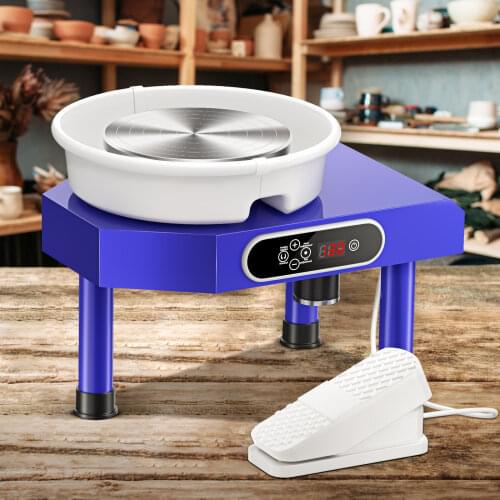 Pottery Wheel Machine 25CM Pottery Forming Machine Household Table Top Pottery Wheel Ceramics Clay Tool For Ceramics Clay Craft