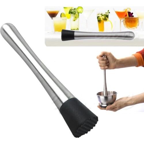 DIY Bar Cocktail Mojito Mint Muddler Drink Fruit Ice Cocktail Mixer Muddler Bartenders Barware Bar Tools Kitchen Tool