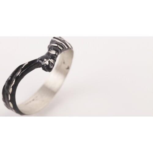 UM US JEWELRY Black Color Unisex Ring