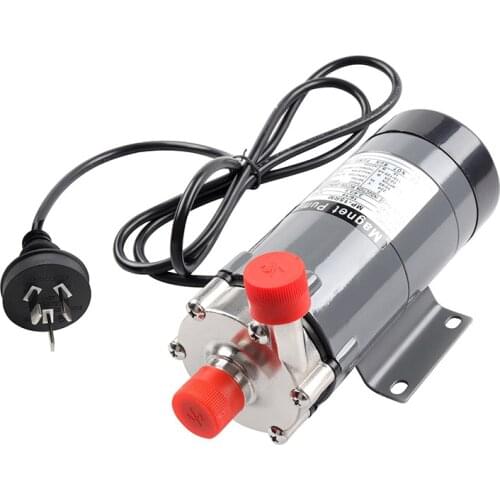 Stainless head Magnetic Pump 15R , Homebrew Food Grade High Temperature Resisting 140C beer Magnetic Drive Pump Home Brew