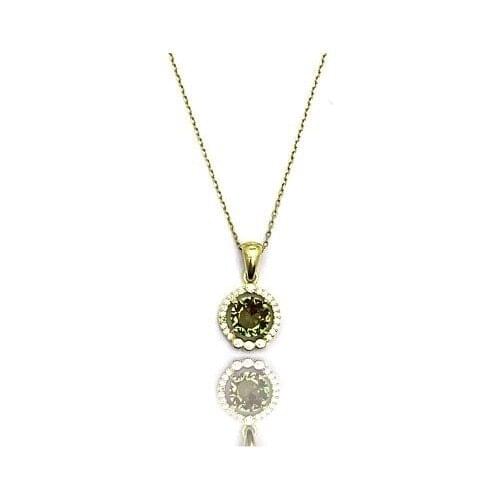 Midyat Silver World Zultanit Cubic Zirconia Women Necklace