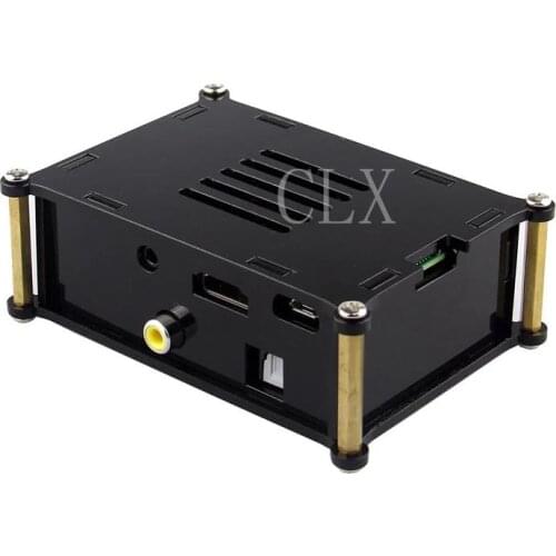 HIFI DiGi Expansion Board Case Raspberry Pi Digital Sound Card Acrylic Box for I2S SPDIF Module with Raspberry Pi 3/2
