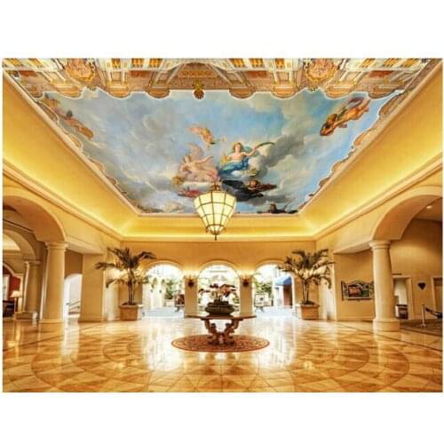 Custom photo wallpaper 3d ceiling murals The middle ages of Europe type style ceiling setting wall decoration design wallpaper