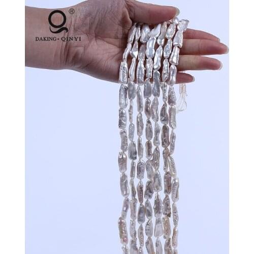 10X20Mm Freshwater Natural Nuclear Irregular Shape Big Large Size Biwa Pearls