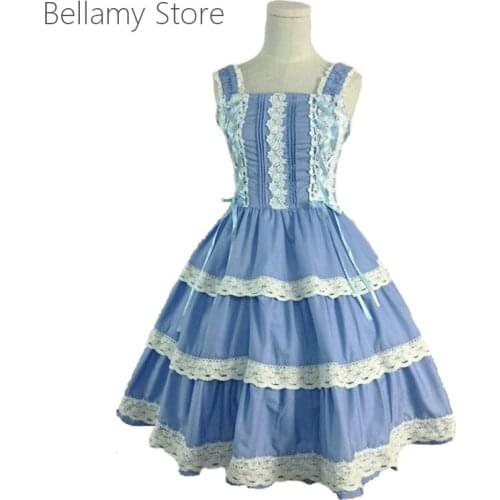 Gothic Lolita Daily Lace Sleeveless Sweet Lolita JSK Dress