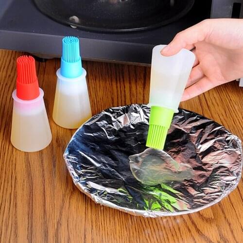 Oil Bottle Brush BBQ tool brush Kitchenware Silicone High temperature Environmental protection Silica gel Kitchenware Oil grill
