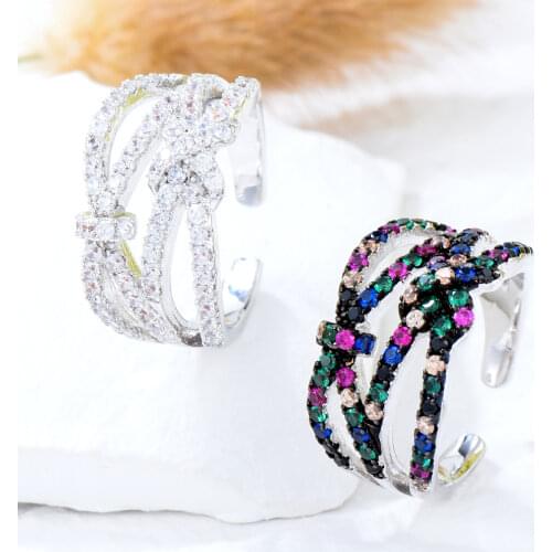 SisCathy Rings With Cubic Zirkonia For Women