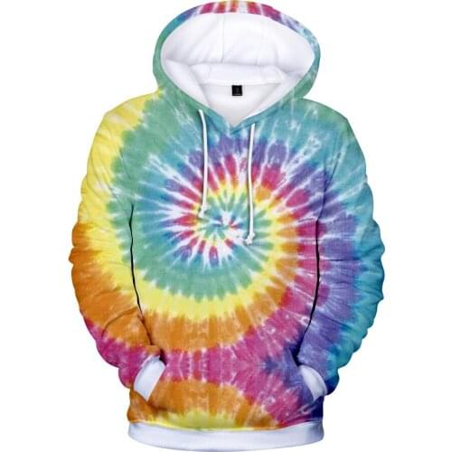 Tie Dye 3d hoodies sweatshirt spring autumn hip Hop women/men hoodie sweatshirts pullover streetwear plus size Jacket coat